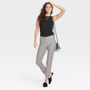 A New Day - Women’s Striped High-Rise Skinny Ankle Pants - 12